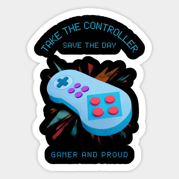 Take the controller Sticker by huntermagnet